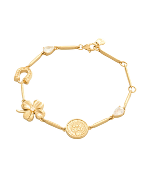 SP Lucky Clover Bracelet Gold