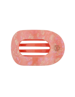 Dreamsicle Medium Flat Round Hair Clip
