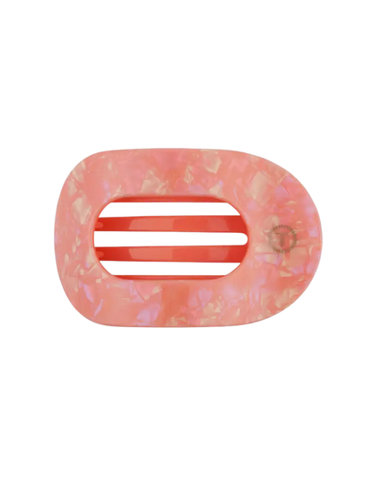 Dreamsicle Medium Flat Round Hair Clip