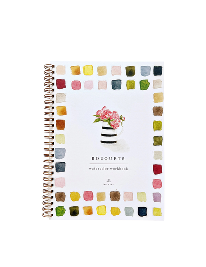 Bouquets Water Color Workbook