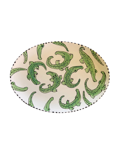 Alligator Oval Platter