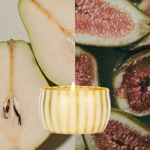 Gilded Pear Holiday Candle Tin 4oz