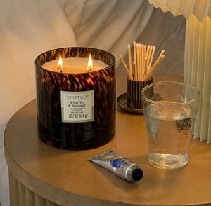 White Tea & Bergamot Tortoise Candle 22.7 oz