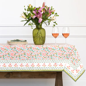 Pink Posey TableCloth 90" Round