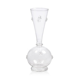 Vendome Glass Vase - Clear -  Large