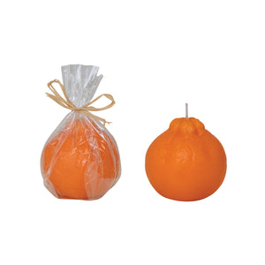 Unscented Orange Shaped Candle