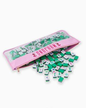 Cotton Candy Monkey Mahjong Bag