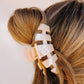 Soft Surf Large Flat Round Hair Clip