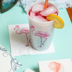 Royal Flamingo Beverage Napkins