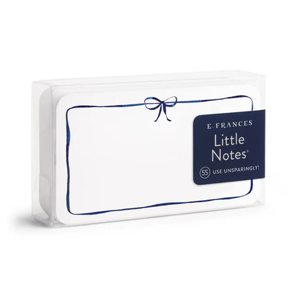 Navy Bow Little Notes