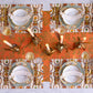 Orange Damask Runner