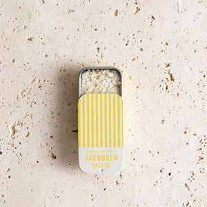 Infused Lemon Zest Sea Salt Tin