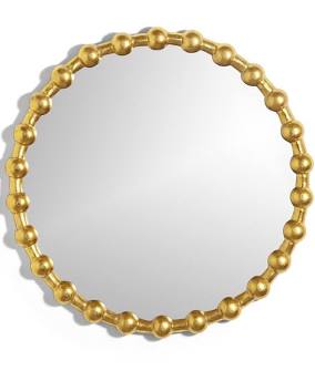 Raleigh Golden Mirror Wall Decor