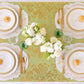 Light Green Damask Runner