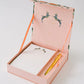 Hummingbird Luxury Stationery Set Pink